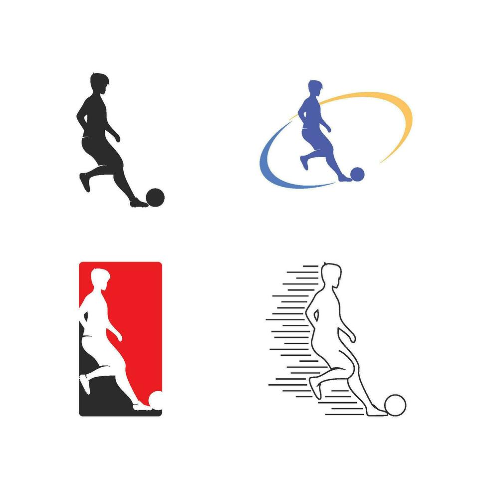 Soccer sport logo vector