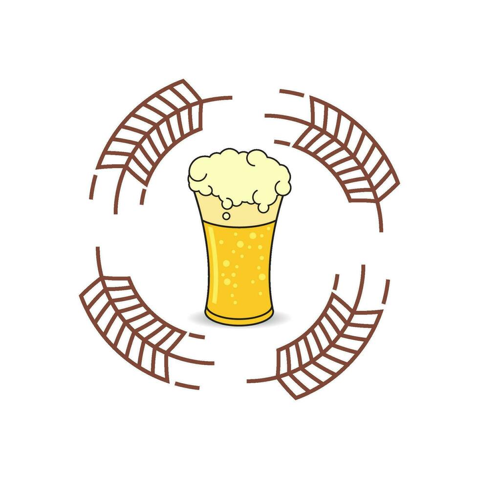 Beer craft logo vector