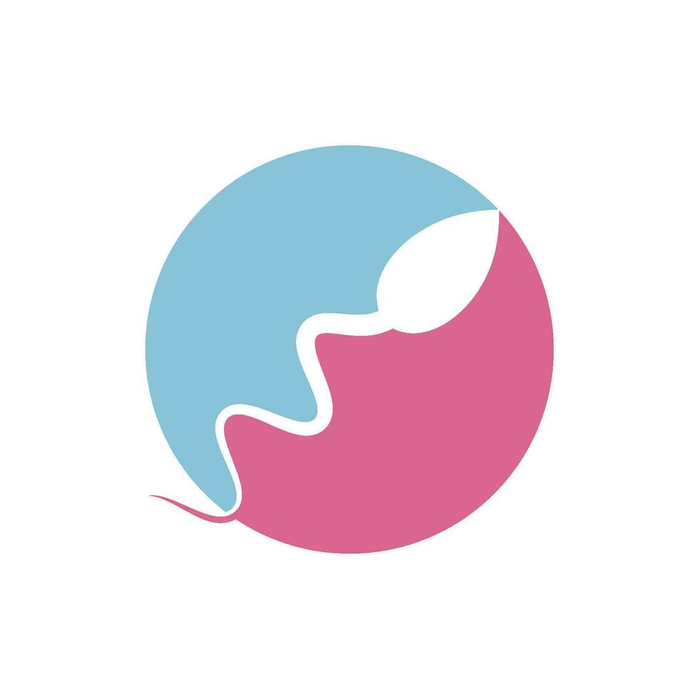 Sperm logo illustration vector