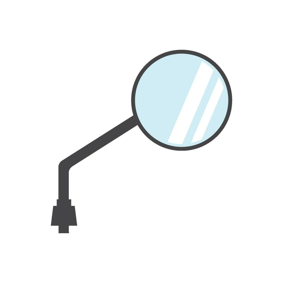 Rear view mirror vector
