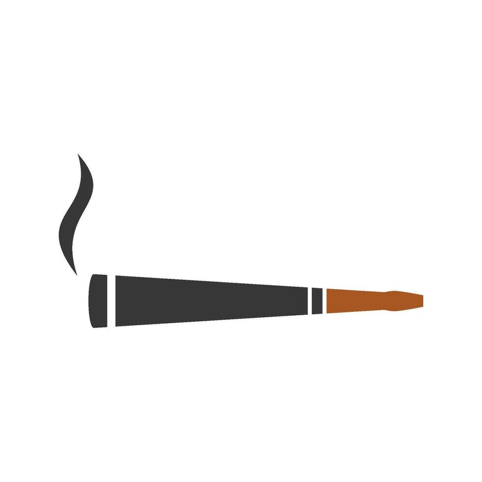 Smoking pipe icon vector