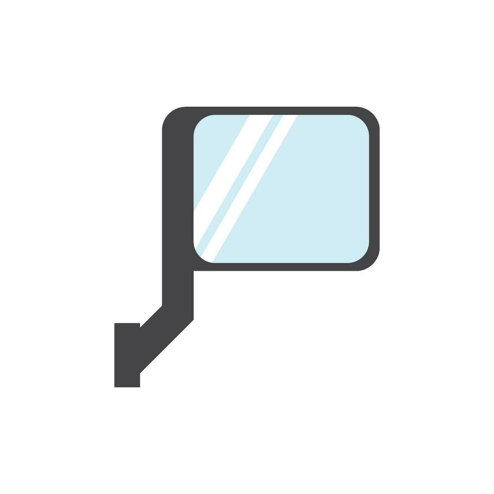 Rear view mirror vector