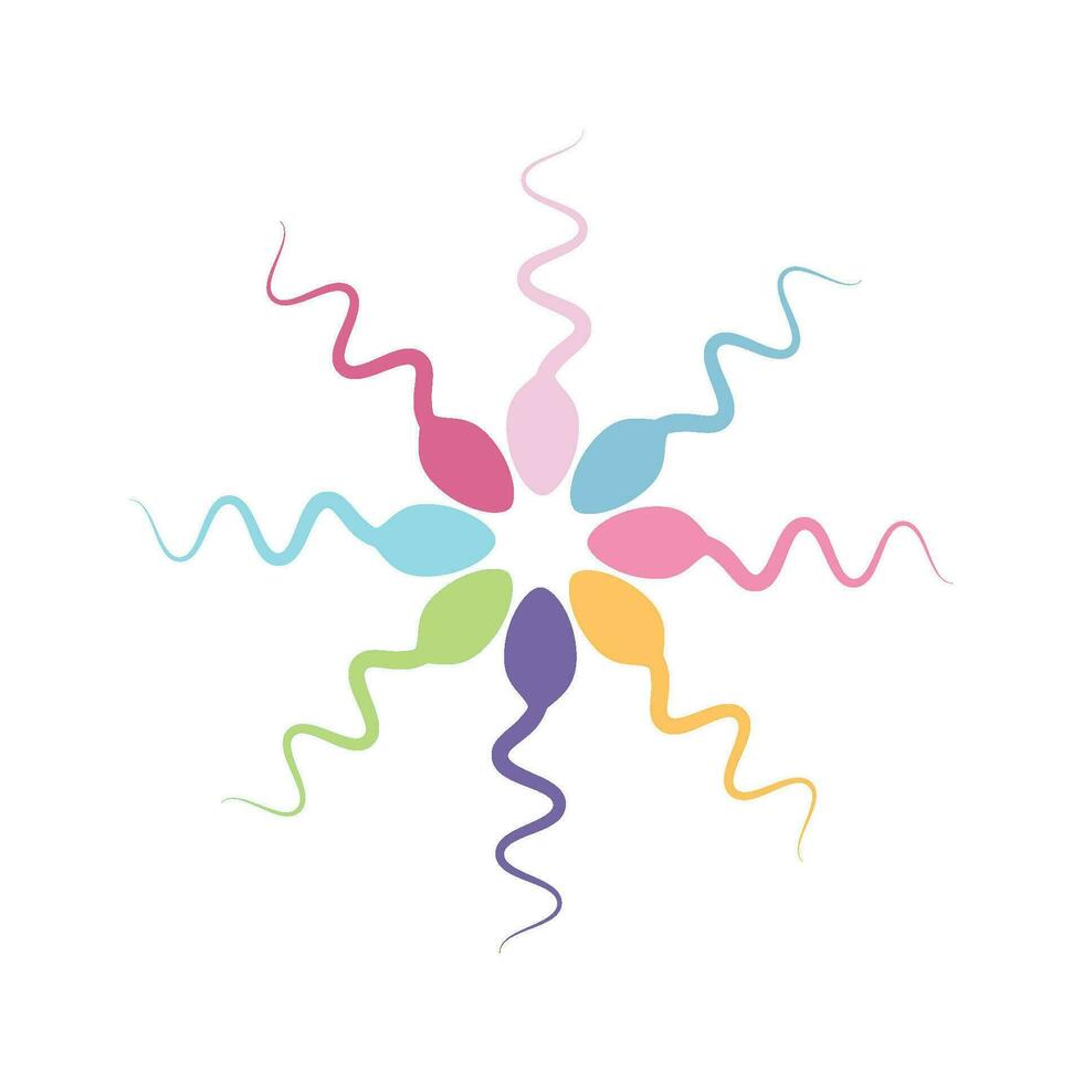 Sperm logo illustration vector