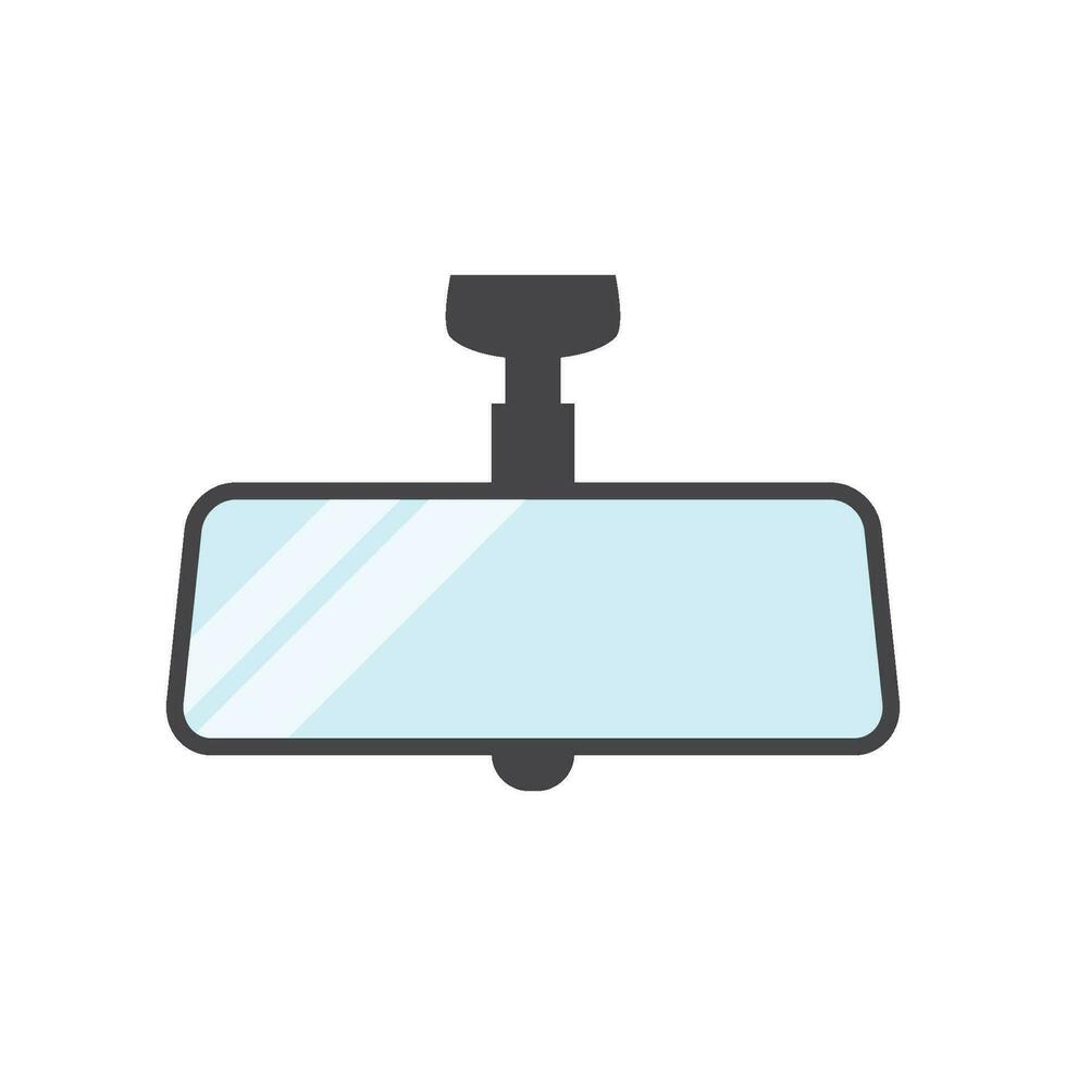 Rear view mirror vector