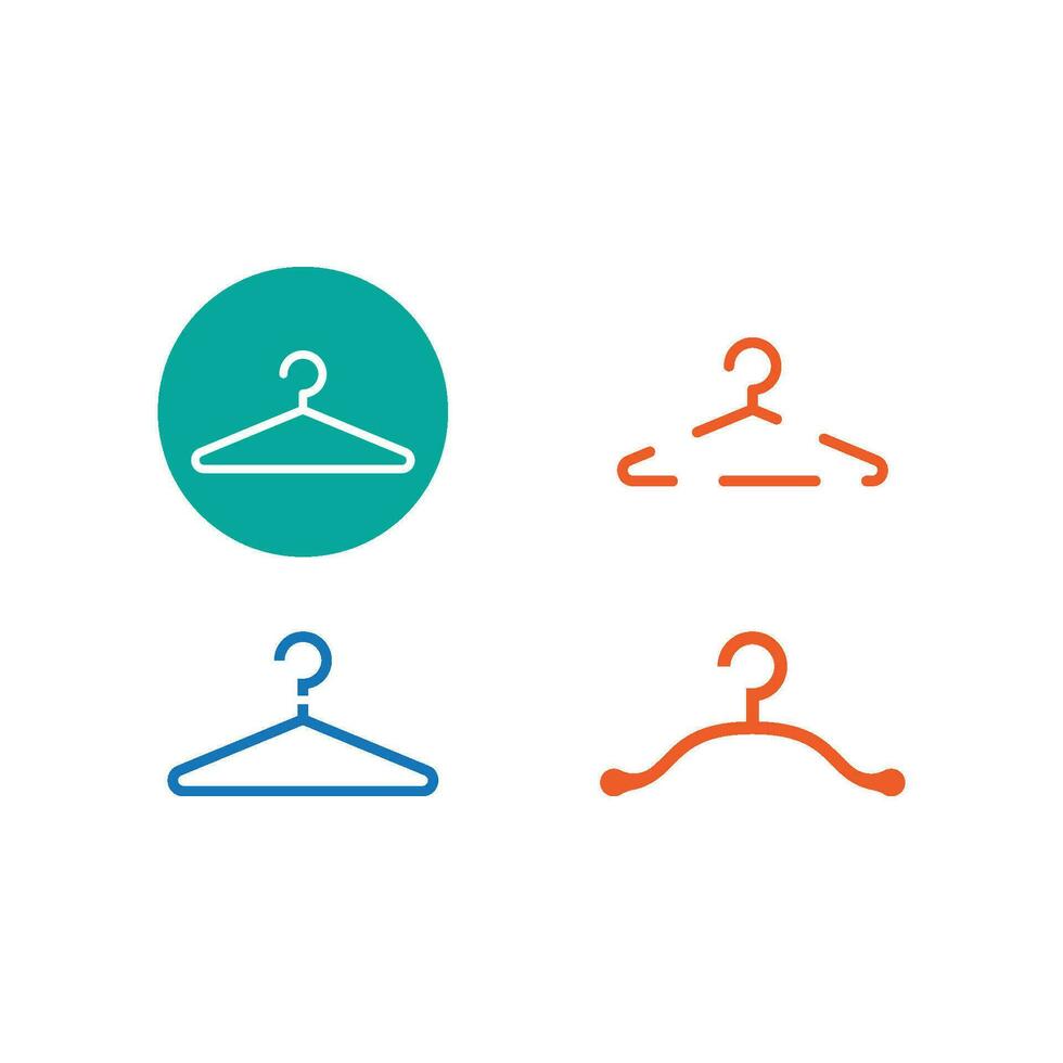 Hanger icon flat design vector