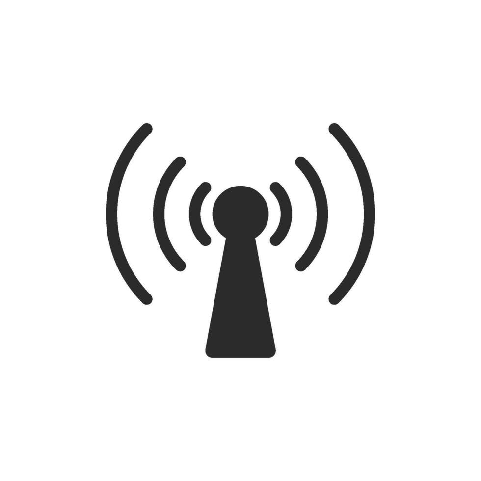 internet tower icon vector
