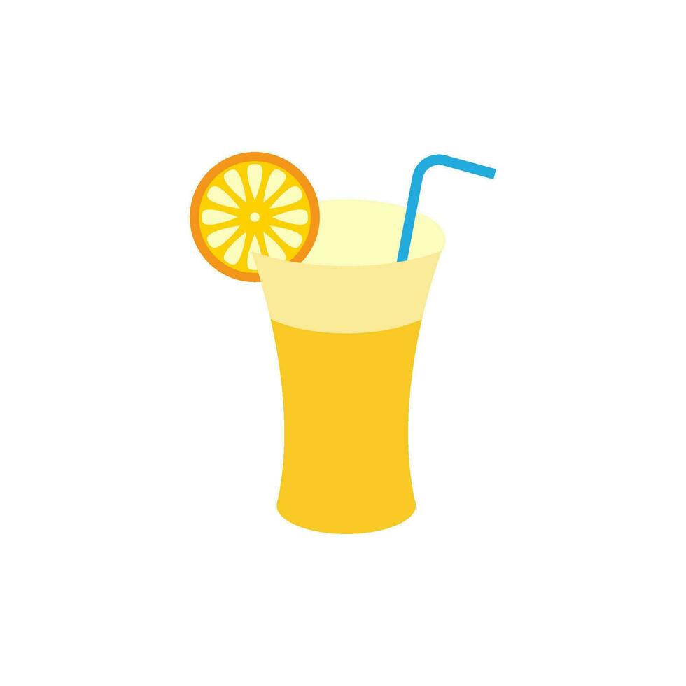 Orange juice ilustration vector