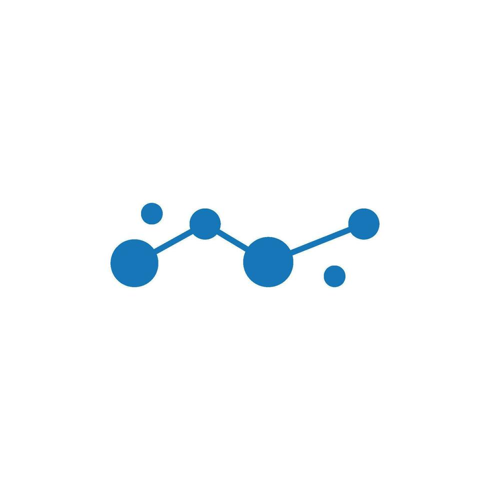Molecule logo icon vector