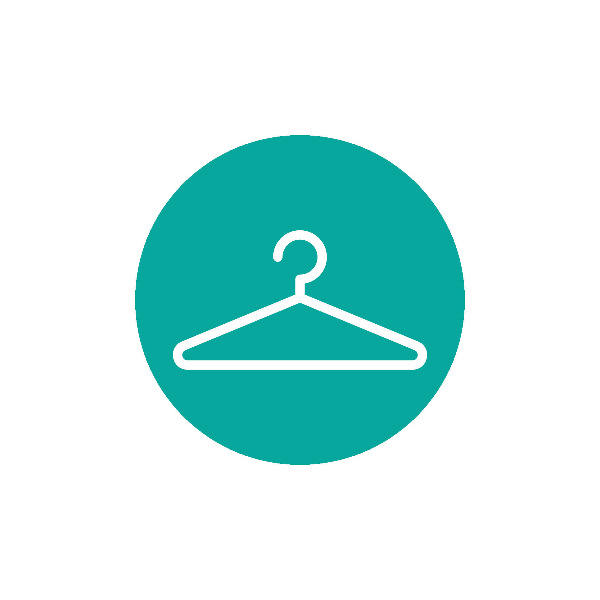 Hanger icon flat design 34846740 Vector Art at Vecteezy