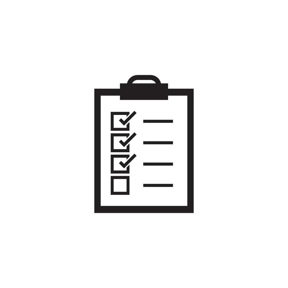 Document flat icon vector