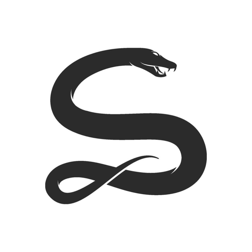 serpiente logo vector