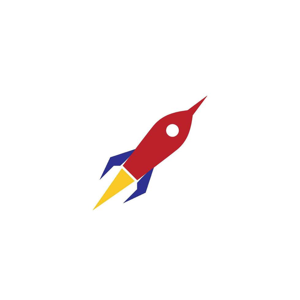Rocket  logo design vector