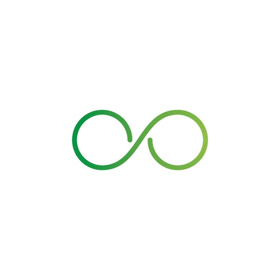 Infinity logo design vector