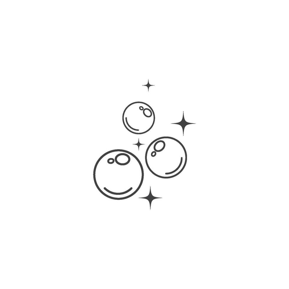 Fresh water bubbles vector
