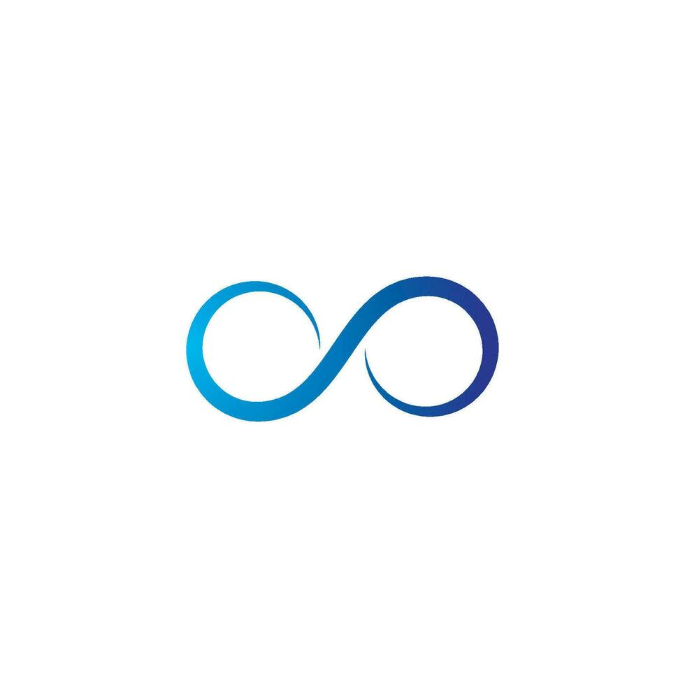 Infinity logo design vector