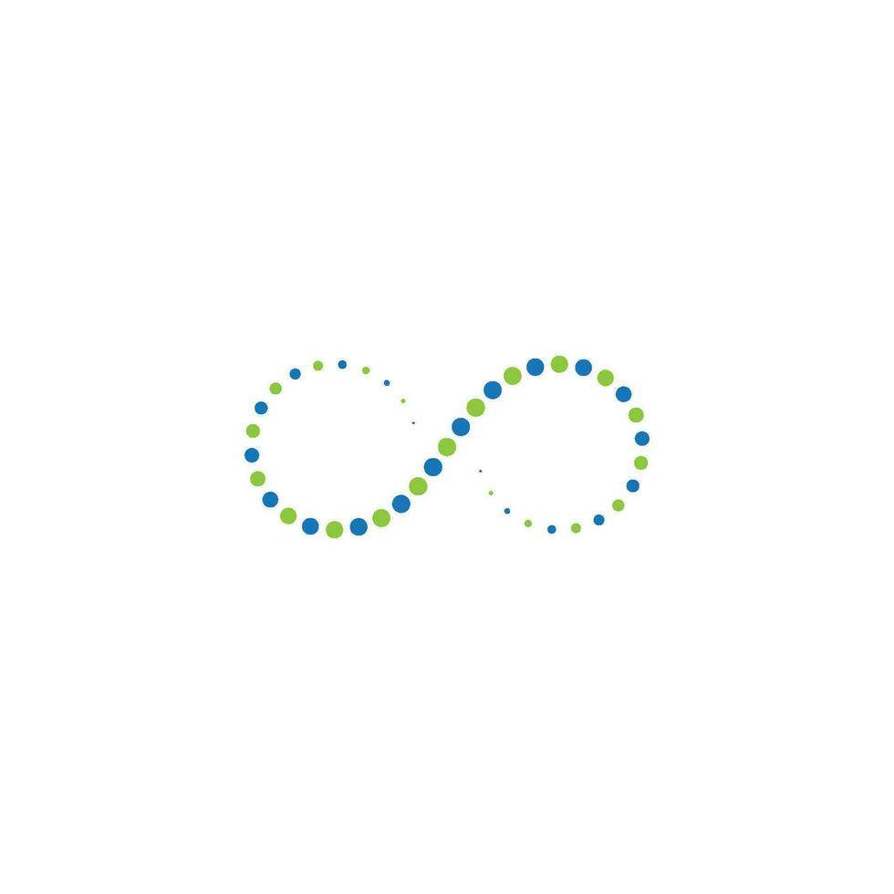 Infinity logo design vector