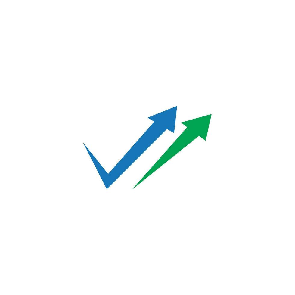 Arrow illustration logo icon vector