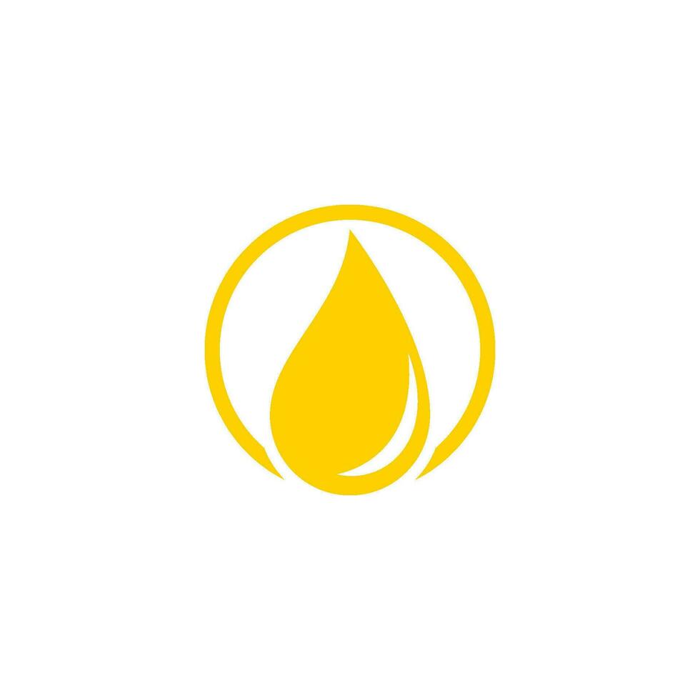 Oil drop illustration vector