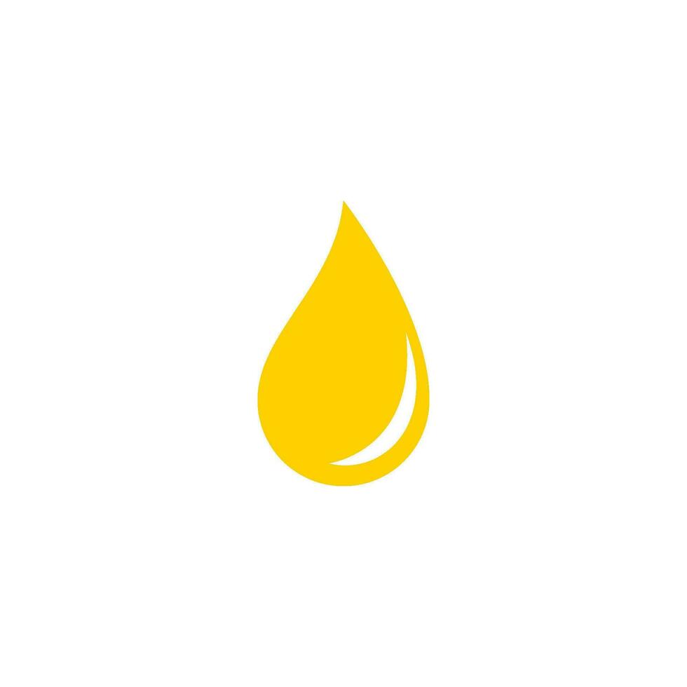 Oil drop illustration vector