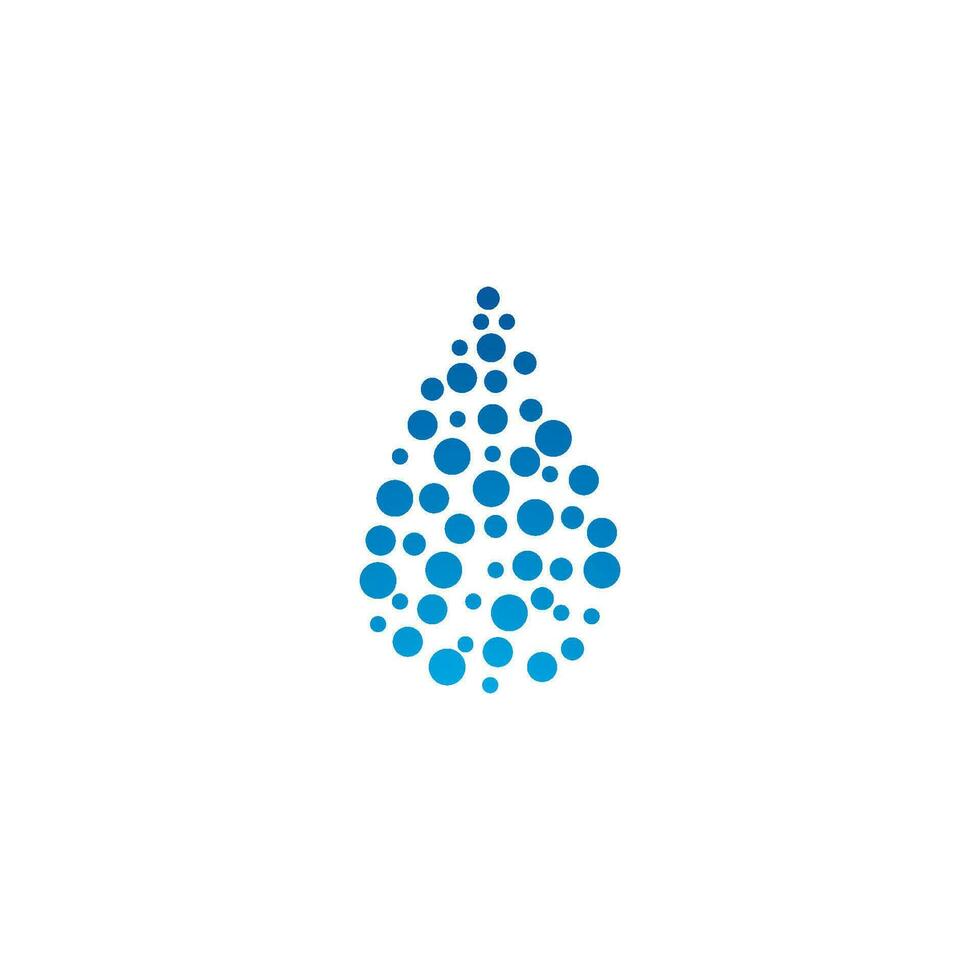 logotipo de gota de agua vector