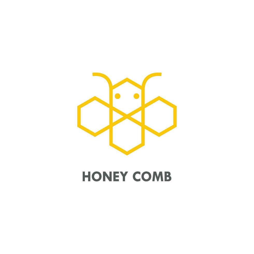 Honeycomb logo icon vector