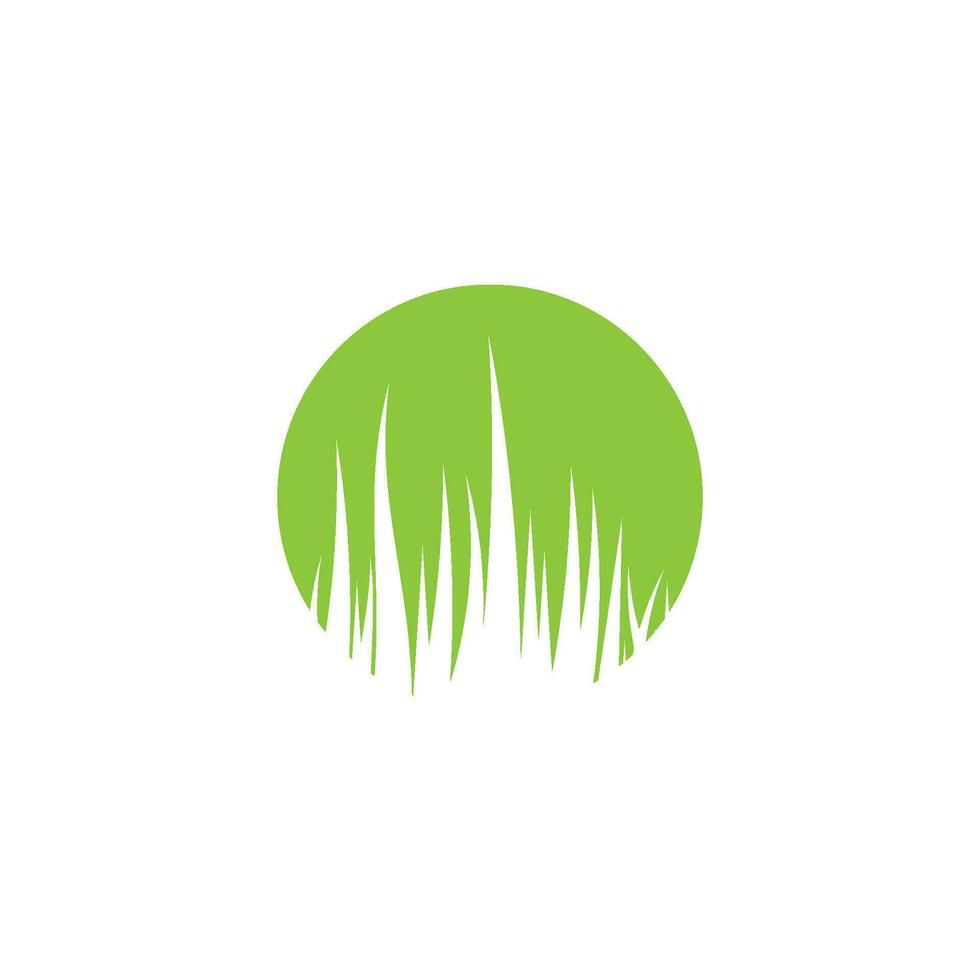 Grass flat icon vector