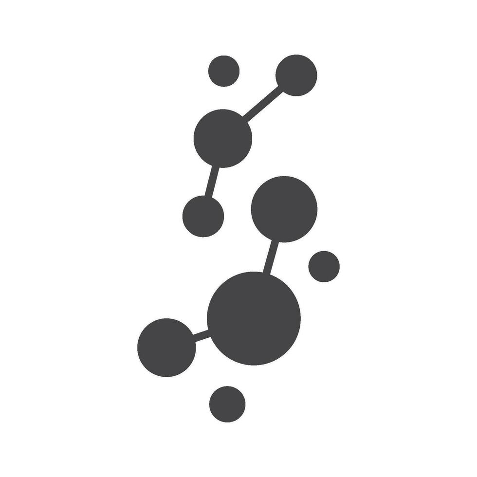 Molecule logo icon vector