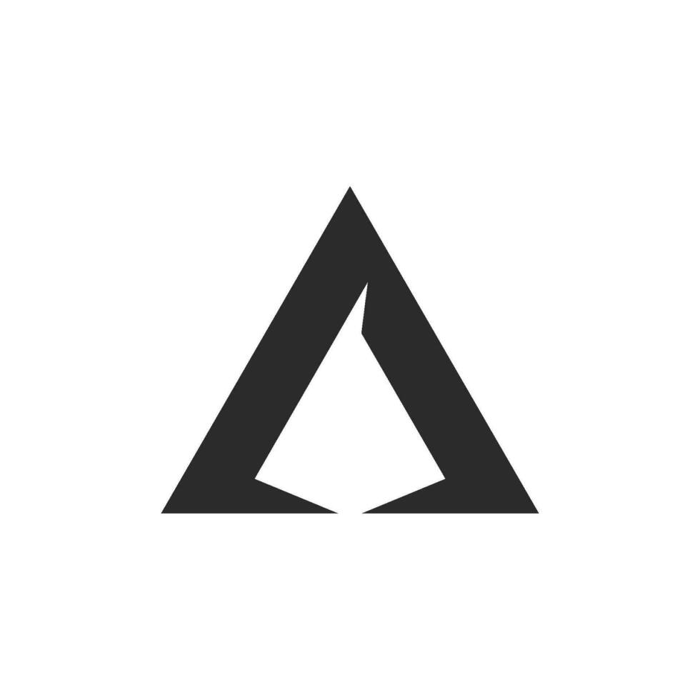A letter logo vector