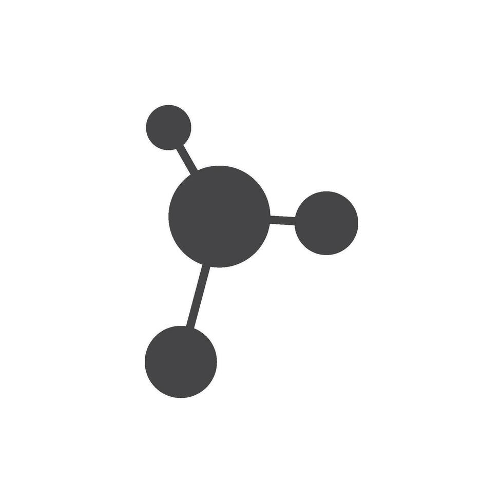 Molecule logo icon vector