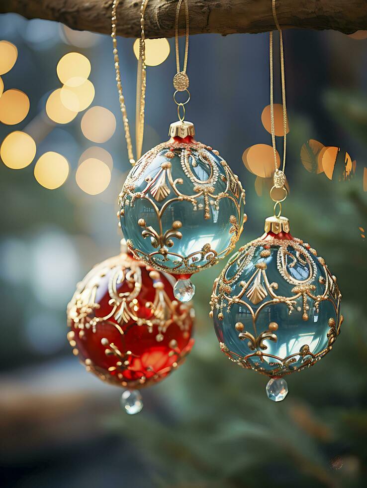 Festive Christmas Decoration Ideas for a Merry Holiday Season. Ai Generated. photo