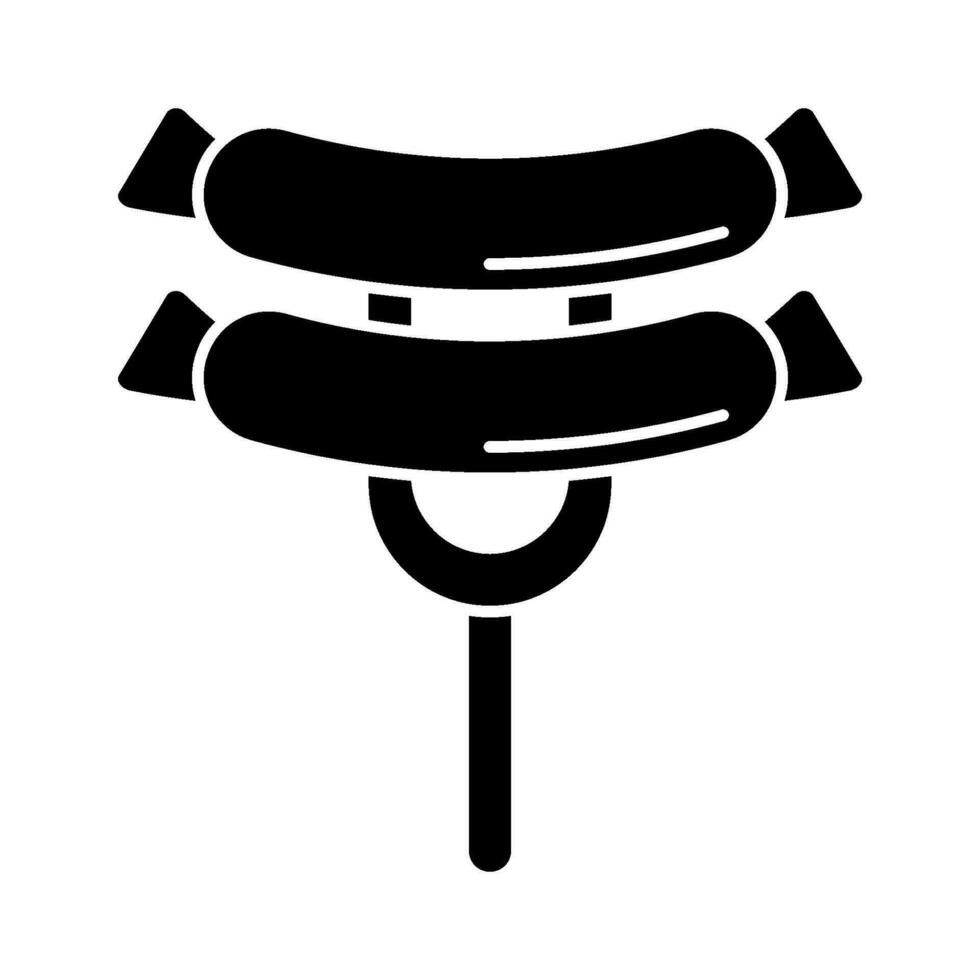 salchicha icono vector diseño plantillas sencillo y moderno
