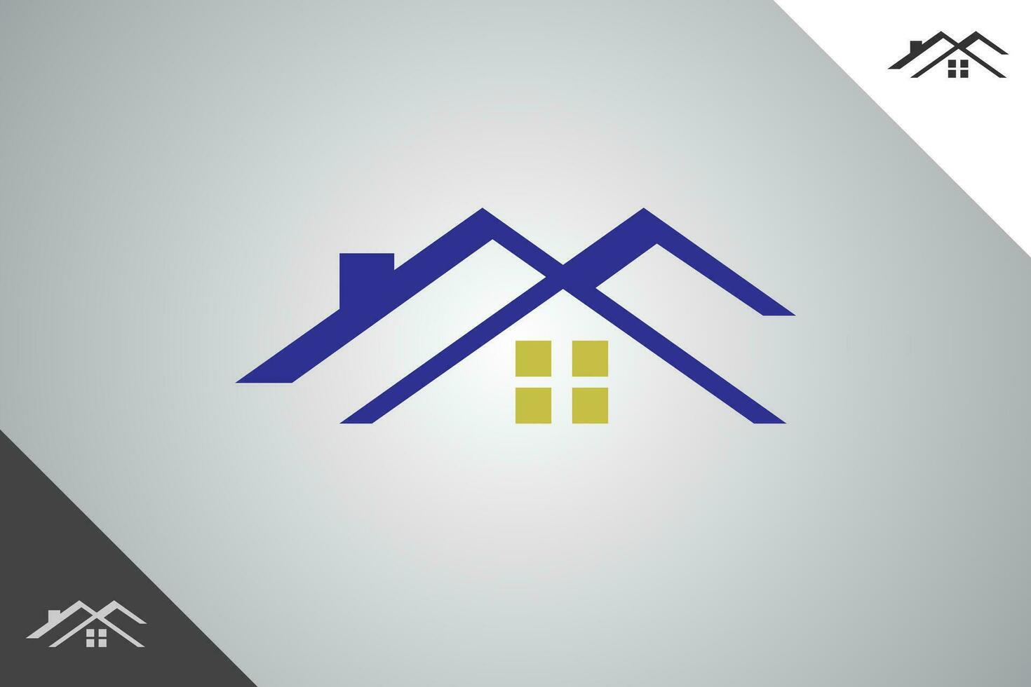 Real estate modern logotype. Architect and construction brand identity design template. Perfect logo for business related to construction industry. Isolated background. Vector eps 10.