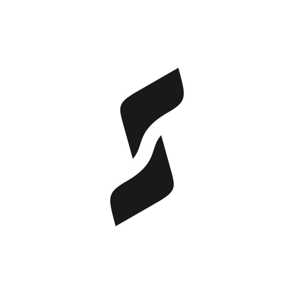 creativo letra s logo diseño modelo vector