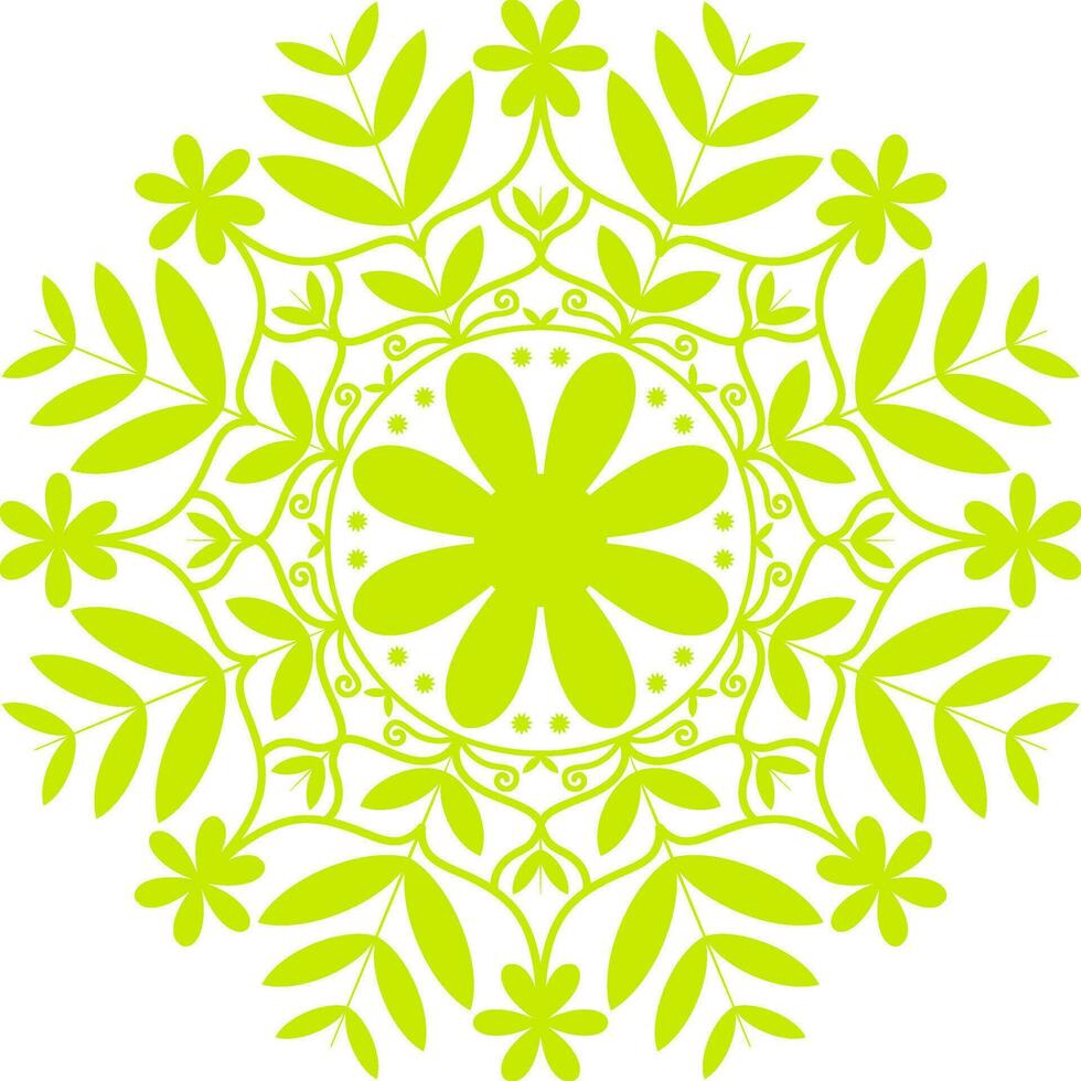 mándala étnico decorativo elemento. islam, Arábica, indio, y otomano motivos eso es un circular y floral ilustrado diseño. vector