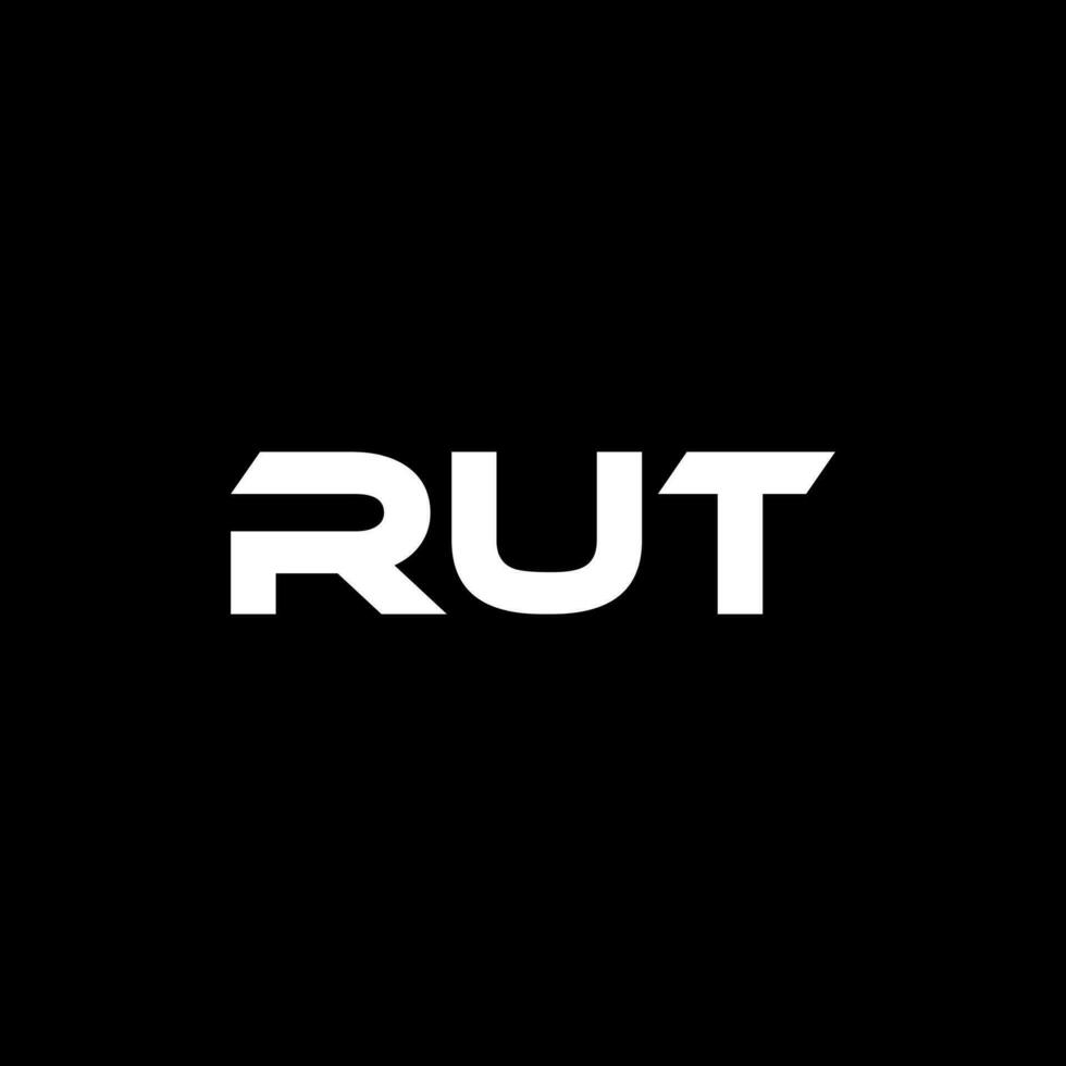 RUT Letter Logo Design, Inspiration for a Unique Identity. Modern Elegance and Creative Design. Watermark Your Success with the Striking this Logo. vector