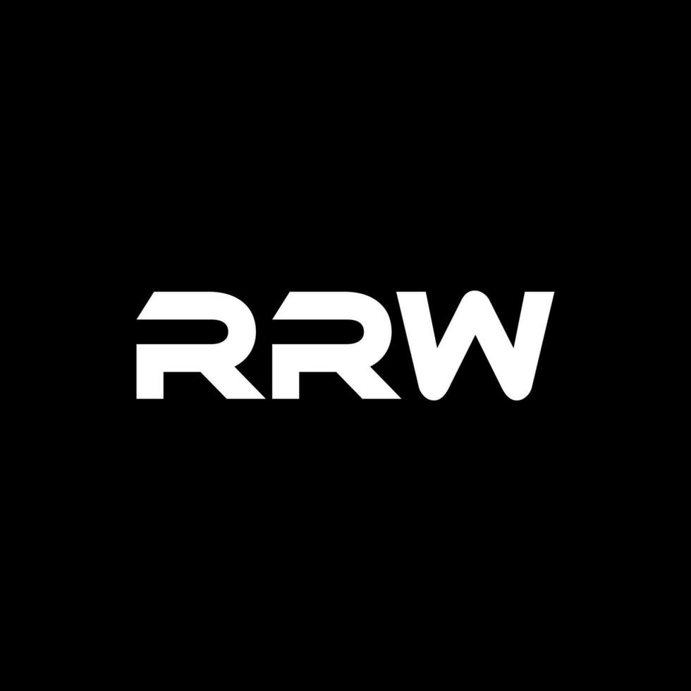 RRW Letter Logo Design, Inspiration for a Unique Identity. Modern Elegance and Creative Design. Watermark Your Success with the Striking this Logo. vector