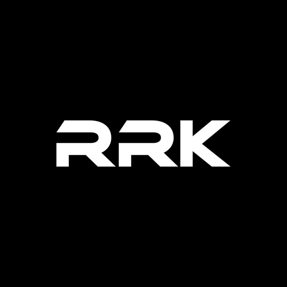 rrk letra logo diseño, inspiración para un único identidad. moderno elegancia y creativo diseño. filigrana tu éxito con el sorprendentes esta logo. vector