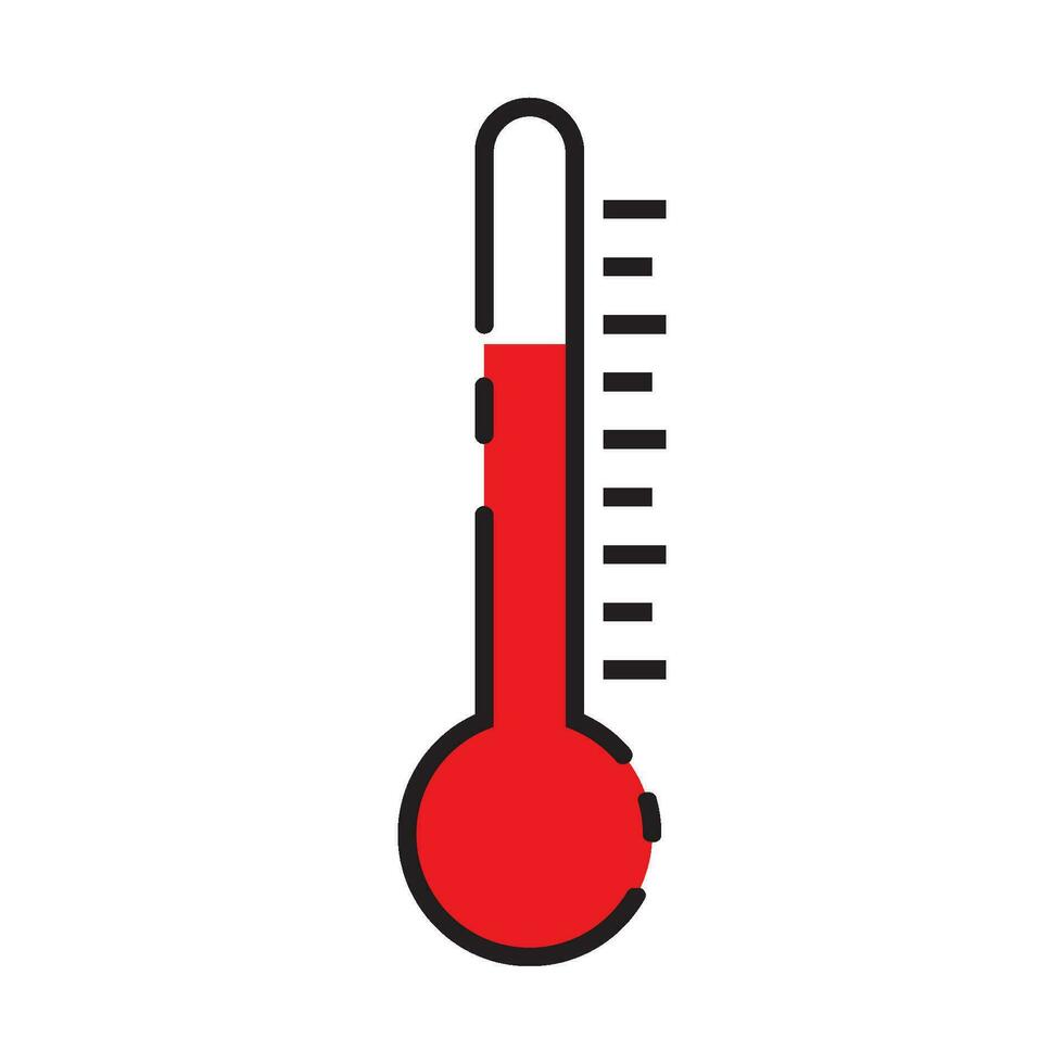 thermometer icon vector