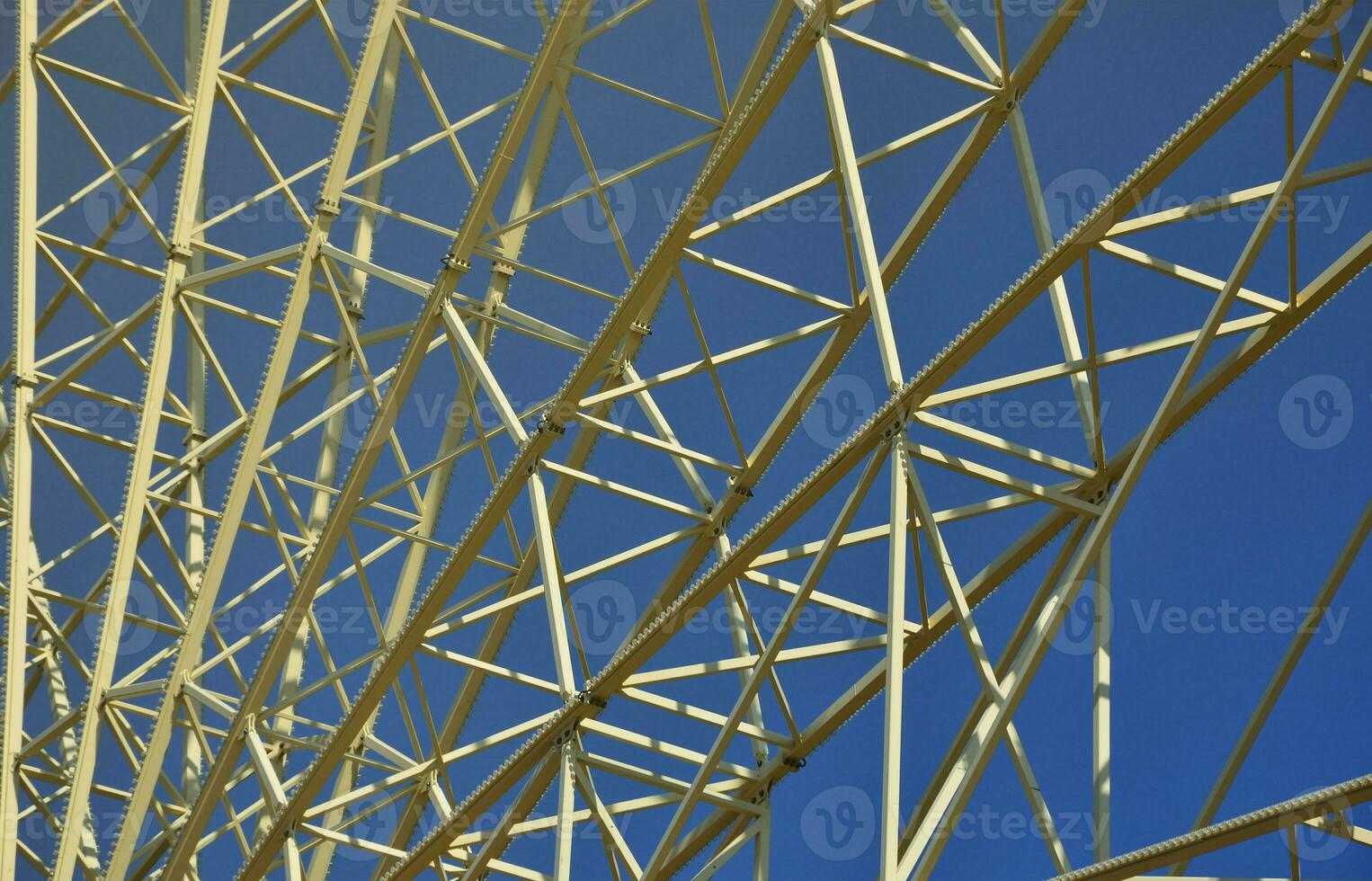 Structural details of a ferris wheel in an amusement Park photo