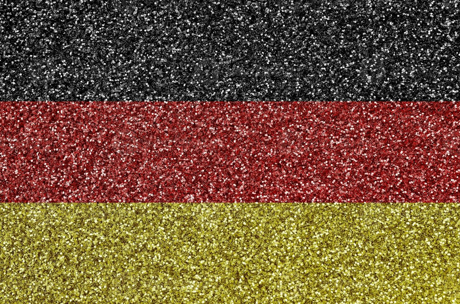 Germany flag depicted on many small shiny sequins. Colorful festival background for party photo