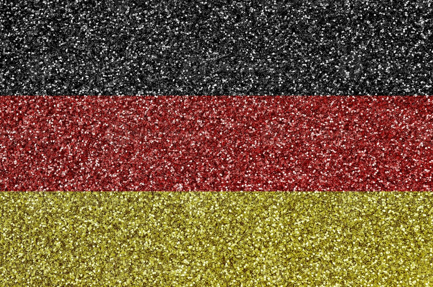 Alemania bandera representado en muchos pequeño brillante lentejuelas vistoso festival antecedentes para fiesta foto