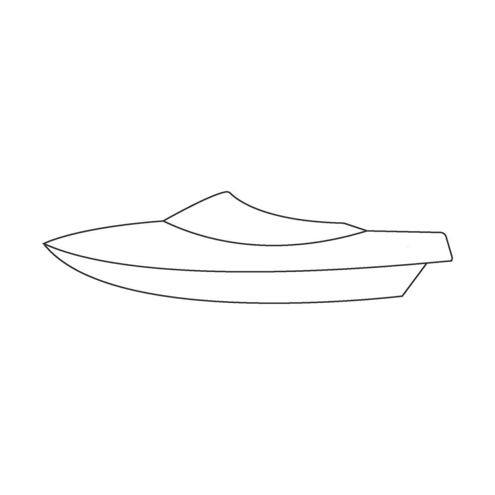 speedboat icon vector