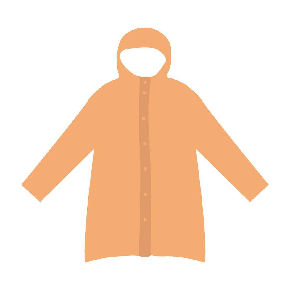 impermeable icono vector