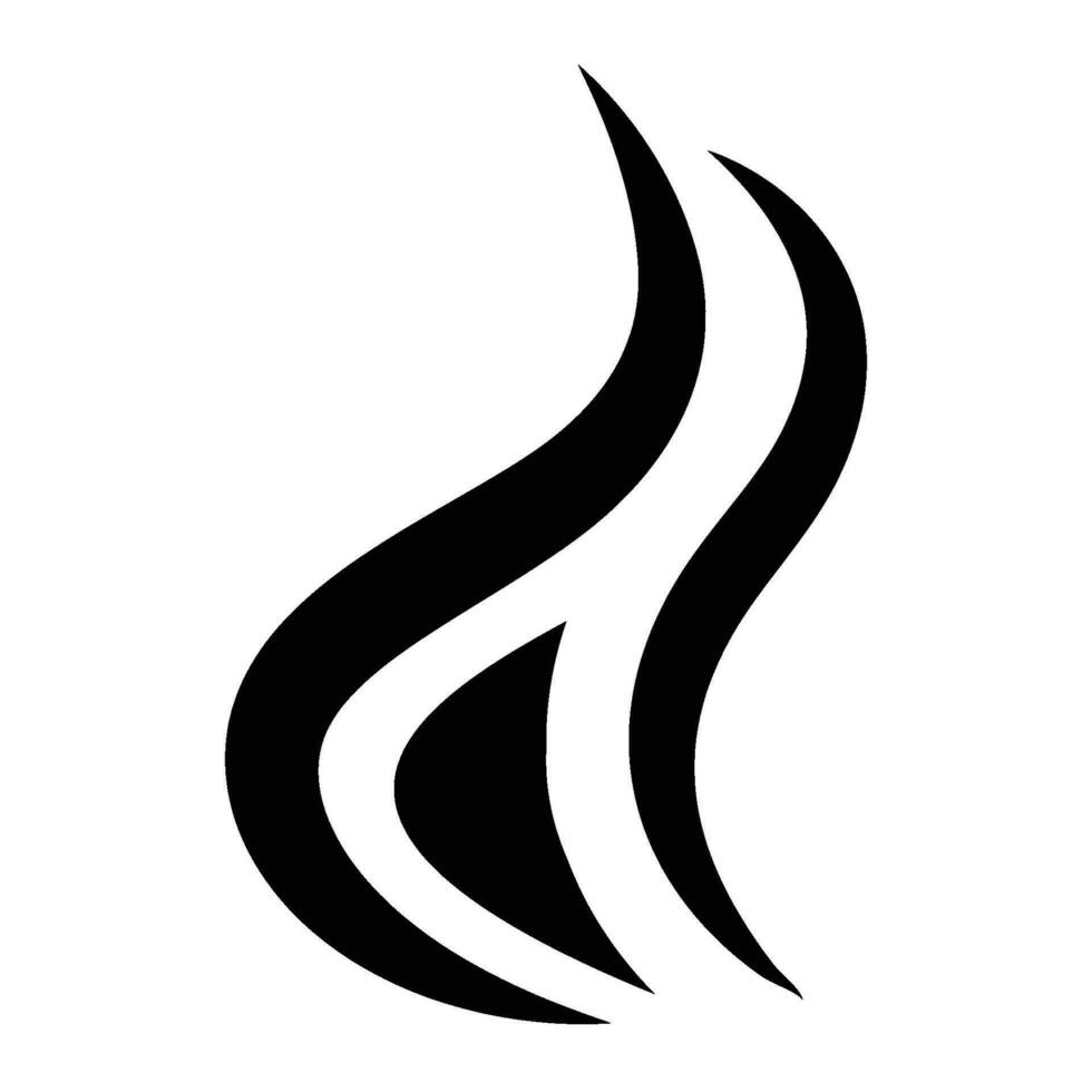 Hair wave logo vector