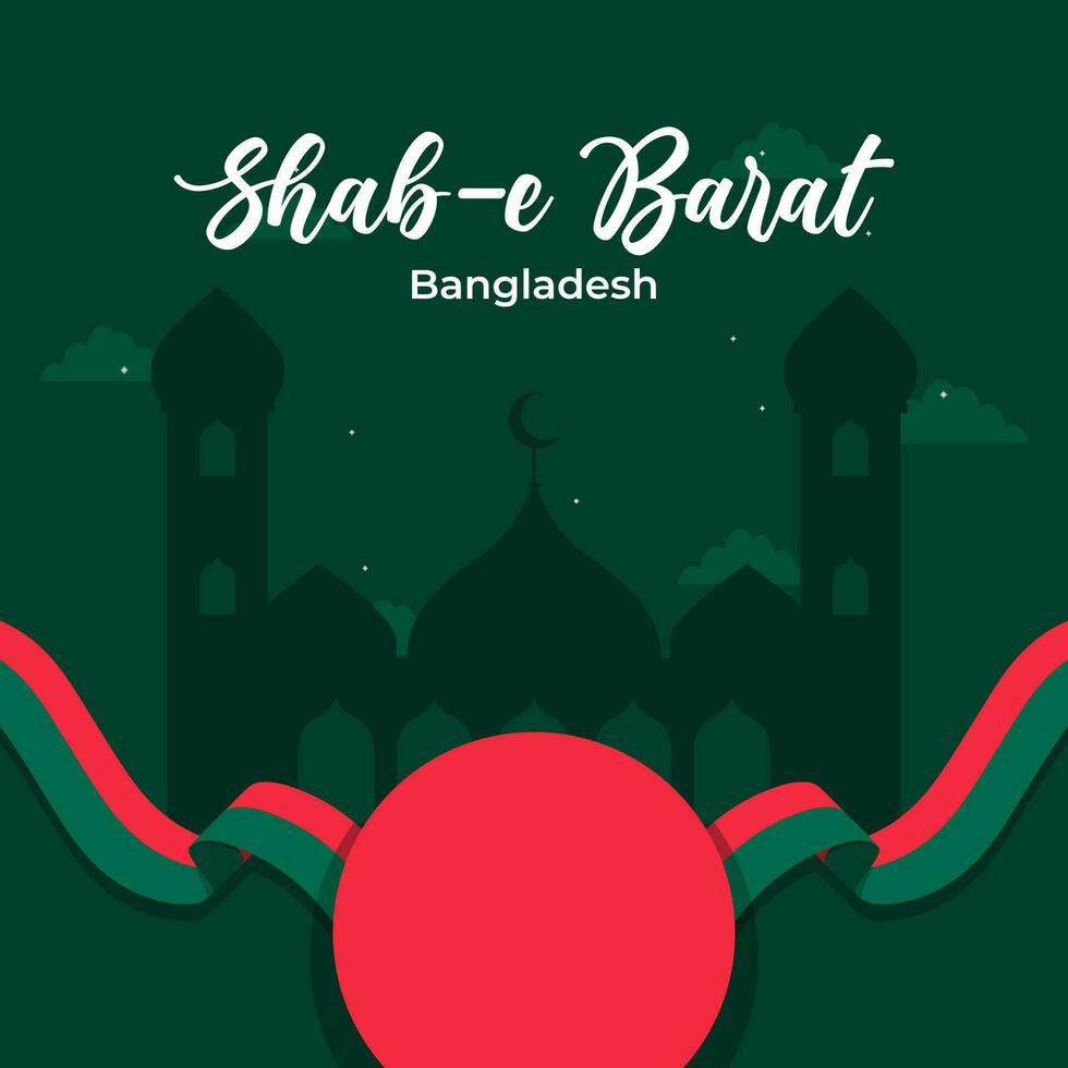 Happy Shab-e Barat Day. The Day of Bangladesh illustration vector background. Vector eps 10