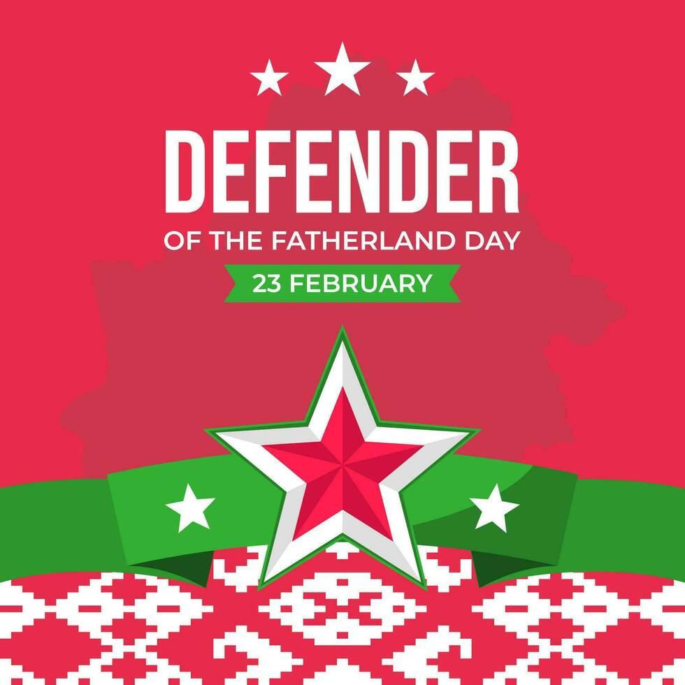 Defender of the Fatherland Day. The Day of Belarus illustration vector background. Vector eps 10