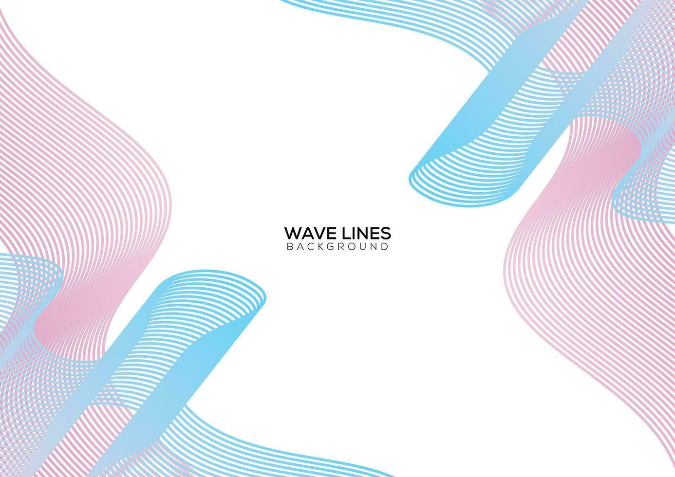 minimal and abstract curvy line motion backdrop design vector
