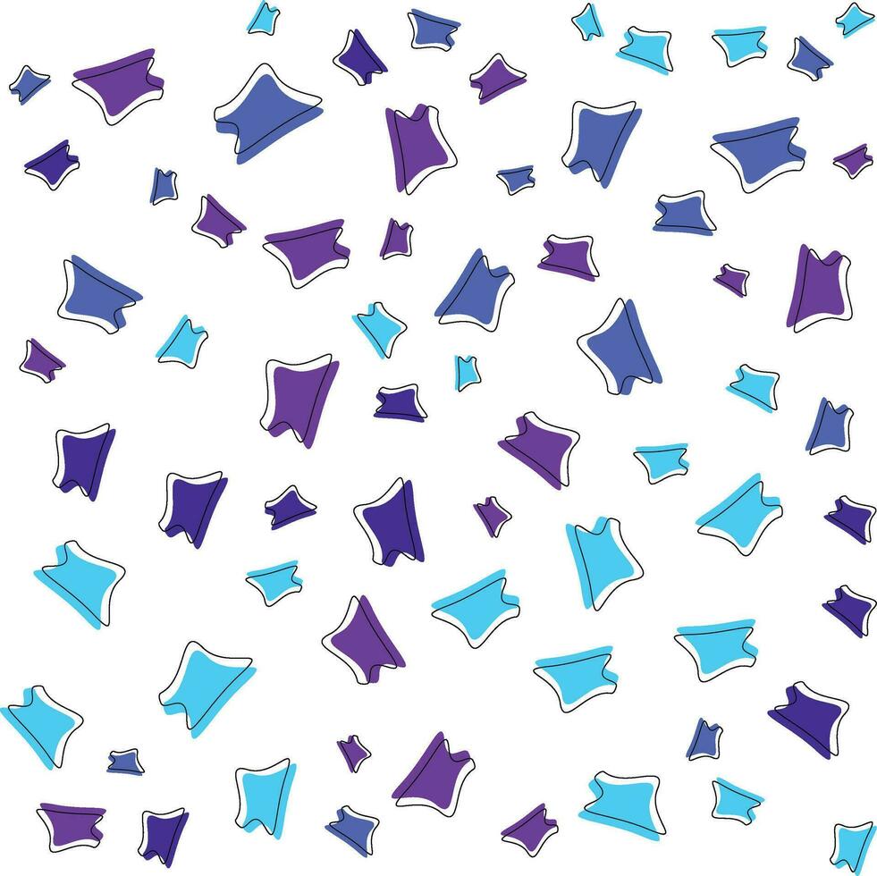 Irregular Abstract Geometric Shape Pattern vector