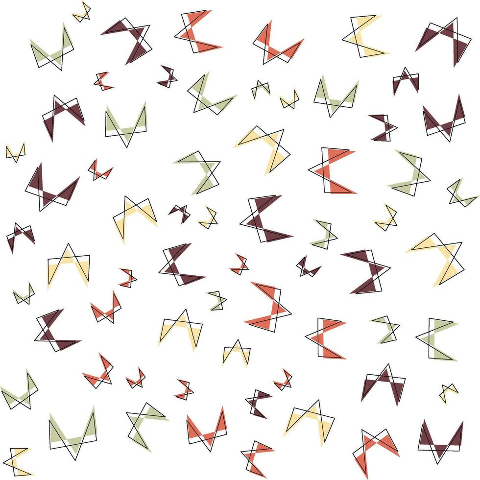 Irregular Abstract Geometric Shape Pattern vector