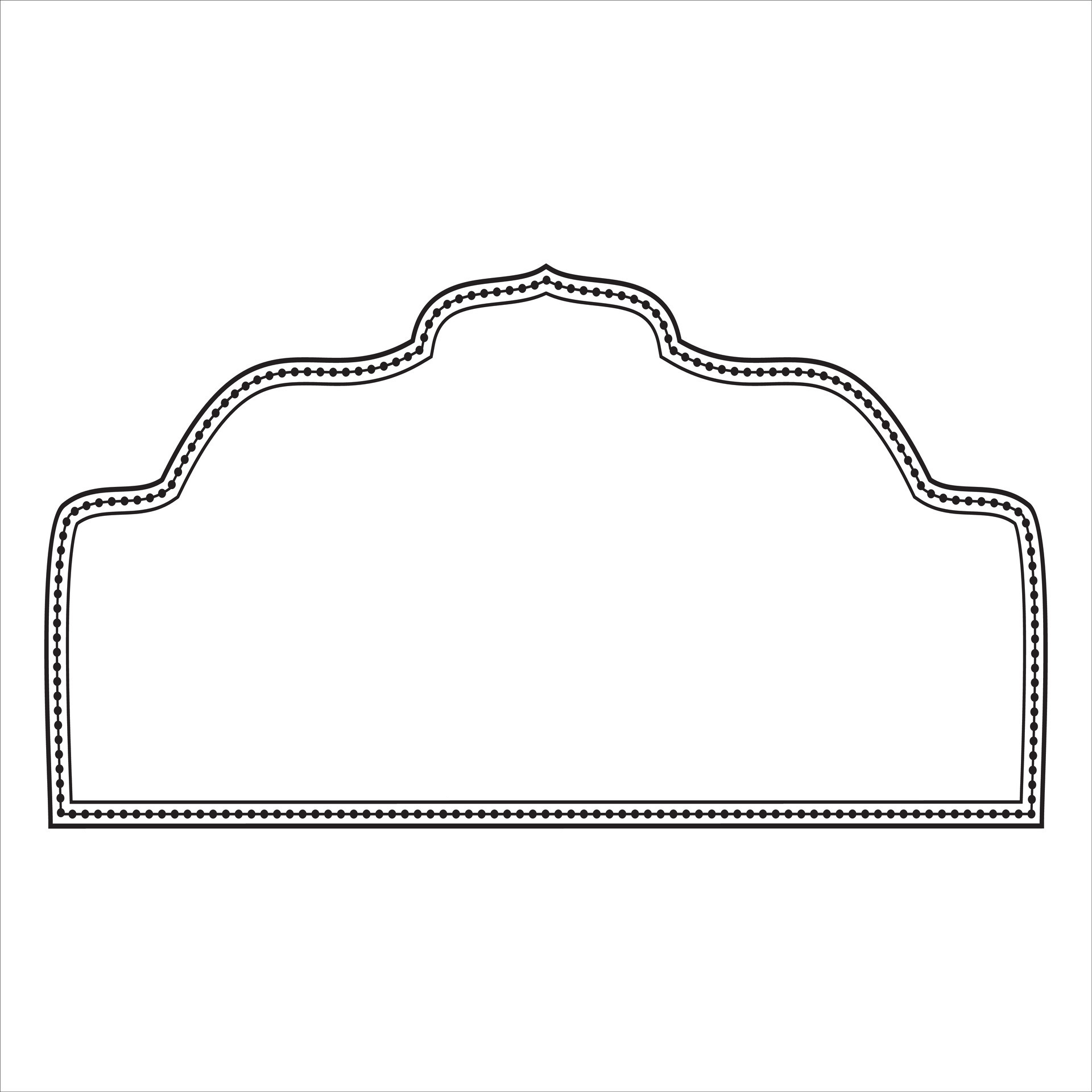 Name box wedding clipart black and white 34855824 Vector Art at Vecteezy